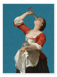 Wall art print The Maid - Wilhelm August Lebrecht Amberg