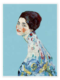 Wall art print Portrait of a Lady - Gustav Klimt