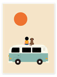 Wall art print Slow Down - Andy Westface