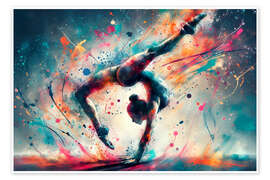 Wall art print Rhythmic gymnastics I - nobelart