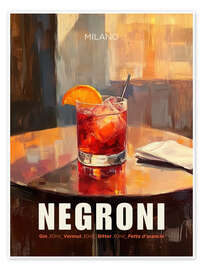 Poster Negroni, Milano - Felipe Hora