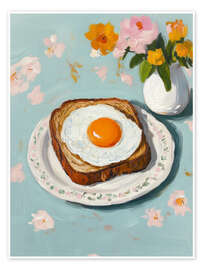Wall art print Breakfast for one - DejaReve