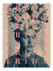 Wall art print Frida Frida - Frank Moth