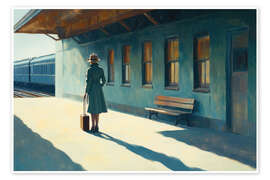 Poster Old Train Station