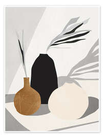 Wall art print Still Life - Vases II - ThingDesign