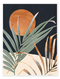 Wall art print Tropical Leaves I - ThingDesign