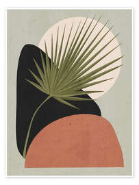 Wall art print Tropical Leaves III - ThingDesign