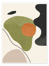 Wall art print Abstract Shapes V - ThingDesign