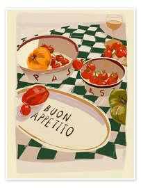 Wall art print Buon Appetito - ThingDesign