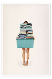 Wall art print Laundry basket - Giselle Dekel