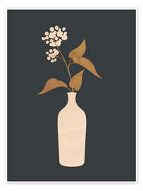 Wall art print Minimal flower still life - ThingDesign