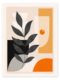 Wall art print Abstract Tropical Leaves III - ThingDesign