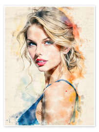 Wall art print Taylor Swift - nobelart