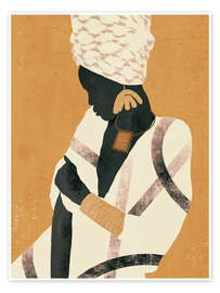 Wall art print African Woman - ThingDesign