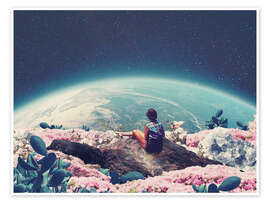 Wall art print My World Blossomed when I Loved You II - Frank Moth