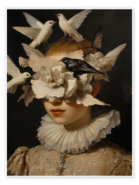 Wall art print Quiet bloom - Dikhotomy