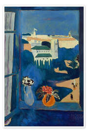 Wall art print View from the window in Tangier, 1912 - Henri Matisse