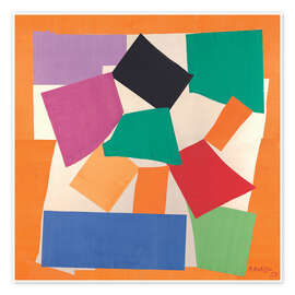 Wall art print The Snail - Henri Matisse