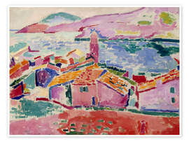 Wall art print View of Collioure, 1905 - Henri Matisse
