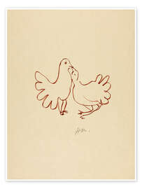 Wall art print Florilège des Amours de Ronsard, 1948 II - Henri Matisse