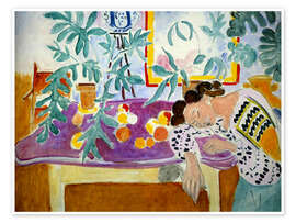 Wall art print Still Life with Sleeping Woman, 1940 - Henri Matisse