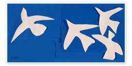 Wall art print The Birds, Jazz, 1947 - Henri Matisse