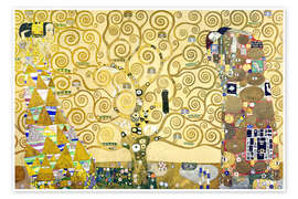 Wall art print Design for the Stoclet Frieze - Gustav Klimt