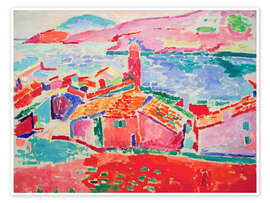 Wall art print The Roofs of Collioure, 1905 - Henri Matisse