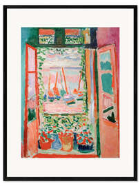 Framed art print The Open Window, 1905 - Henri Matisse