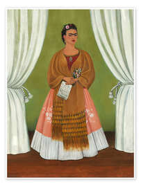Wall art print Self-Portrait Dedicated to Leon Trotsky, 1937 - Frida Kahlo