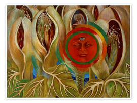 Wall art print Sun and Life, 1947 - Frida Kahlo