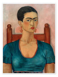 Wall art print Self-portrait, 1930 - Frida Kahlo
