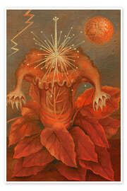 Wall art print Flower of Life, 1944 - Frida Kahlo