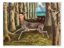 Wall art print The Wounded Deer, 1946 - Frida Kahlo