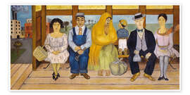 Wall art print The Bus, 1929 - Frida Kahlo