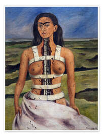 Wall art print The Broken Pillar, 1944 - Frida Kahlo