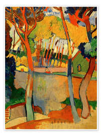 Wall art print L’Estaque (Three Trees, L’Estaque), 1906 - André Derain