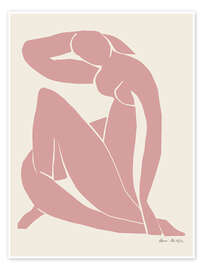 Wall art print Pink Nude - Henri Matisse