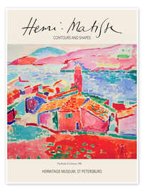 Wall art print The Roofs of Collioure, 1925 - Henri Matisse