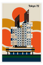 Wall art print Tokyo 72 - Bo Lundberg