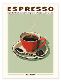 Poster Coffee Espresso, Milan 1906 - TAlex