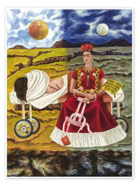 Wall art print Tree of Hope, Stay Strong, 1946 - Frida Kahlo