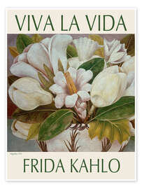 Wall art print Magnolias, 1945 II - Frida Kahlo
