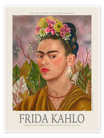 Poster Self-Portrait, Dedicated to Dr. Eloesser II - Frida Kahlo