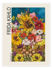 Wall art print The Flower Basket, 1941 II - Frida Kahlo