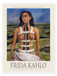 Wall art print The Broken Pillar, 1944 III - Frida Kahlo