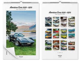 Wall calendar American Cars Calendar 2026 - American Cars 1920 - 2020