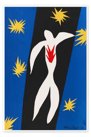Wall art print The Fall of Icarus, 1943 II - Henri Matisse