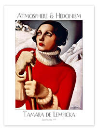 Wall art print Saint Moritz, 1929 - Tamara de Lempicka