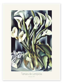 Wall art print The Arums, 1941 - Tamara de Lempicka